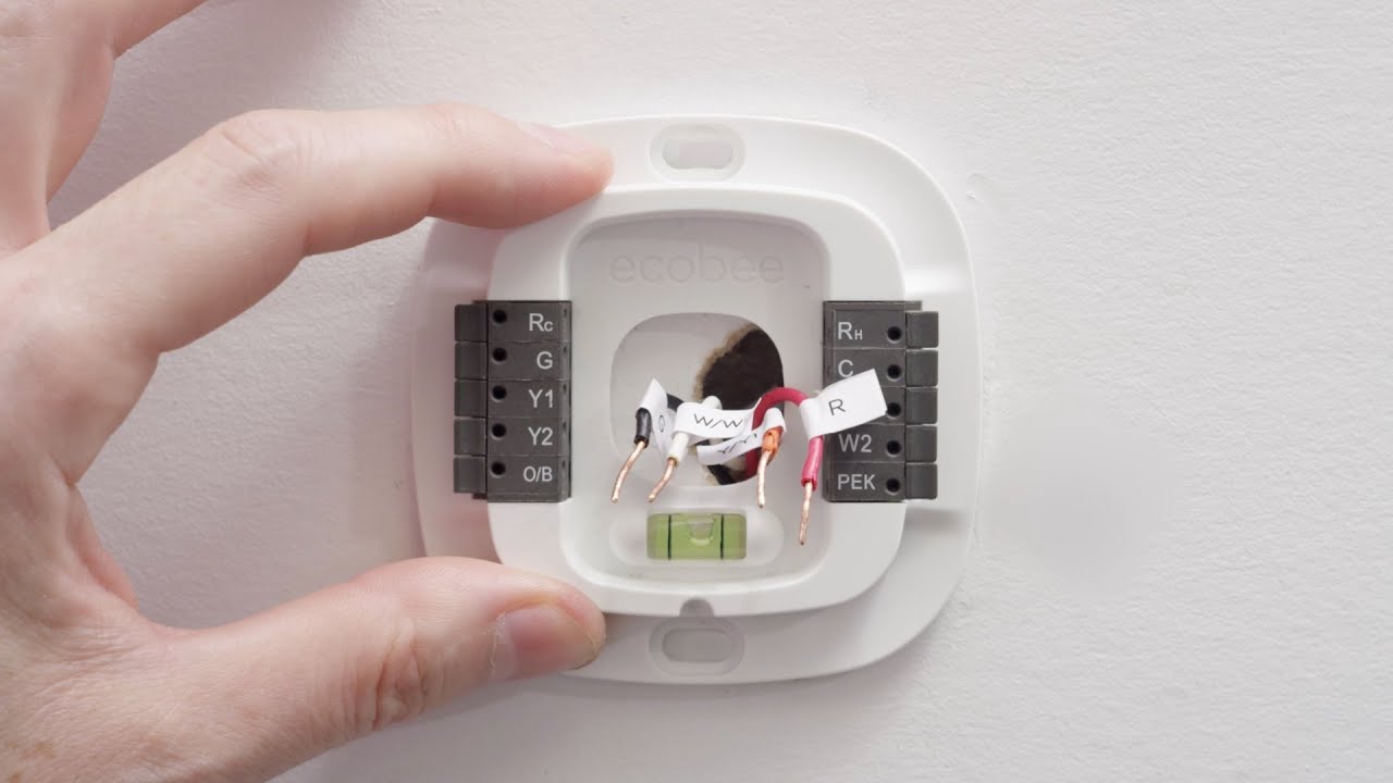 Ecobee thermostat installation